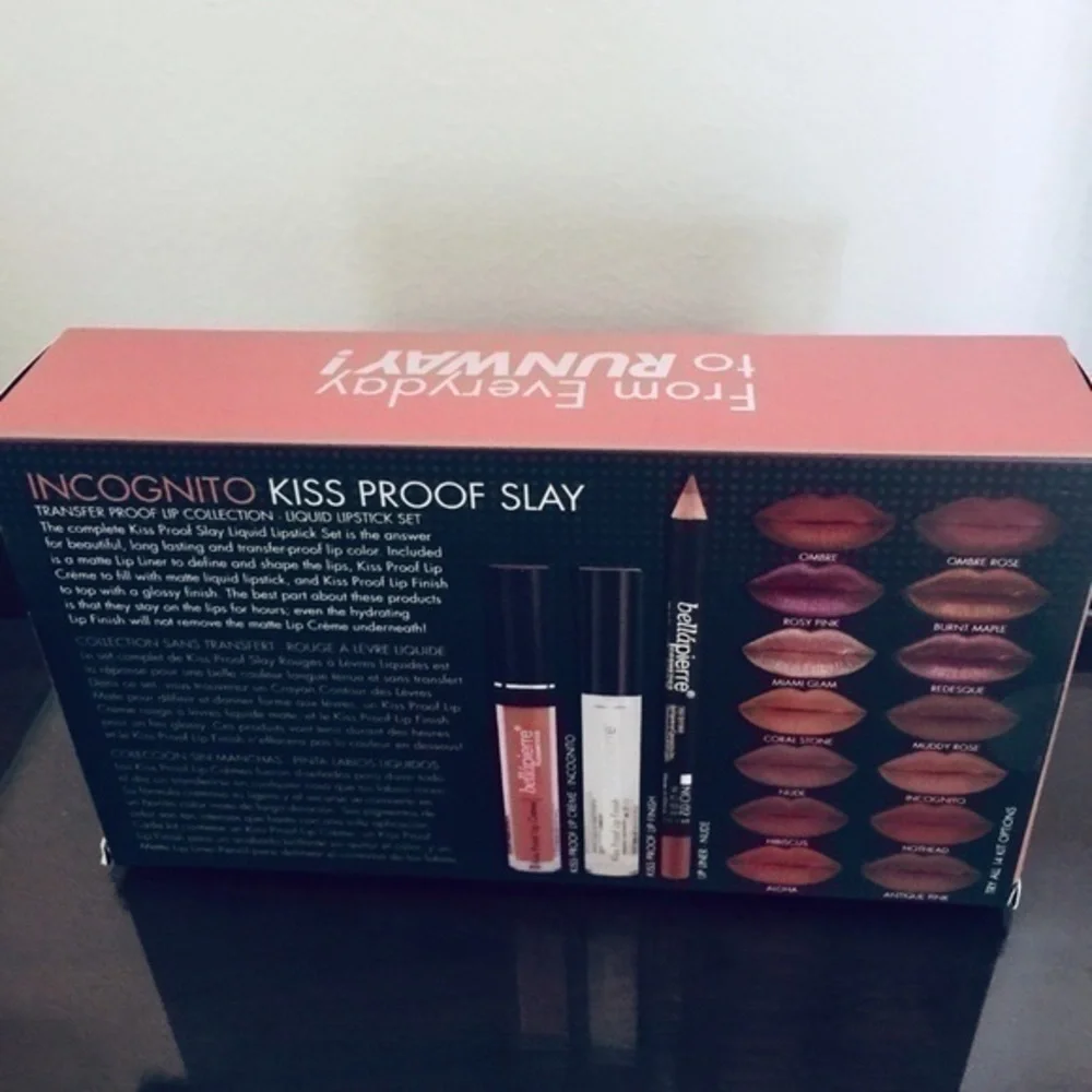 Bellapierre Kiss Proof Lip Kit